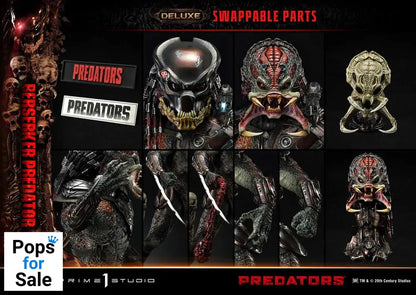 Predators Statue Berserker Predator Deluxe Version 100 cm