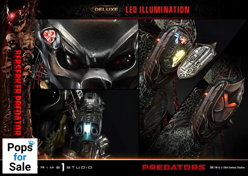 Predators Statue Berserker Predator Deluxe Version 100 cm