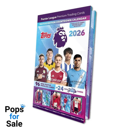 Premier League Trading Cards 2026 Countdown calendar Calendars