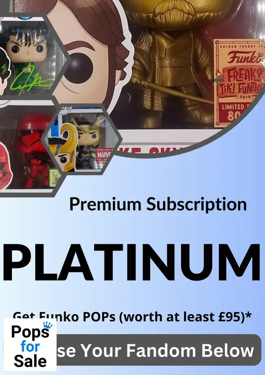 Premium Funko Pop Mystery Box - Subscription Only Platinum / Anime