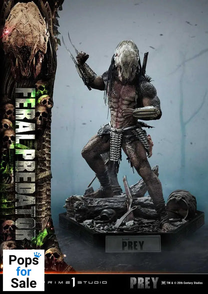 Prey (Movie) Museum Masterline Series Statue 1/3 Feral Predator 89 cm