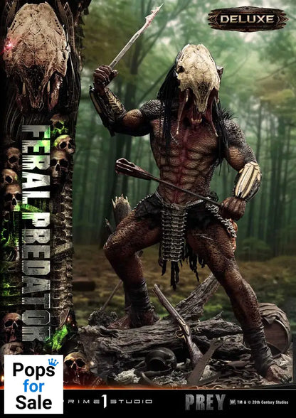 Prey (Movie) Museum Masterline Series Statue 1/3 Feral Predator Deluxe Version 89 cm Statues