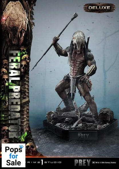 Prey (Movie) Museum Masterline Series Statue 1/3 Feral Predator Deluxe Version 89 cm