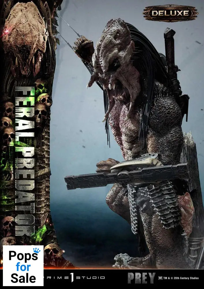 Prey (Movie) Museum Masterline Series Statue 1/3 Feral Predator Deluxe Version 89 cm