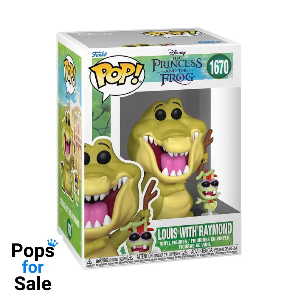 Princess and the Frog POP! Disney Vinyl Figure Louis w/Raymond 9 cm