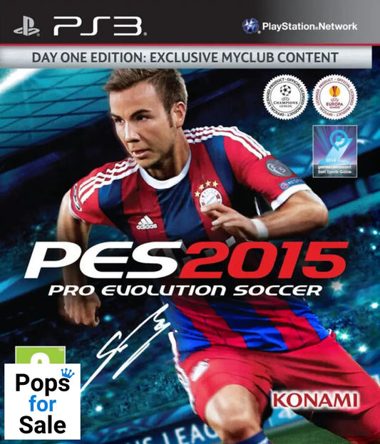 Pro Evolution Soccer 2015 PES2015 Day One  for Playstation 3 (PS3)Edition
