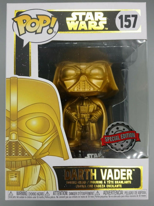 157 Darth Vader (Gold) - Star Wars - Funko POP - Box Damaged