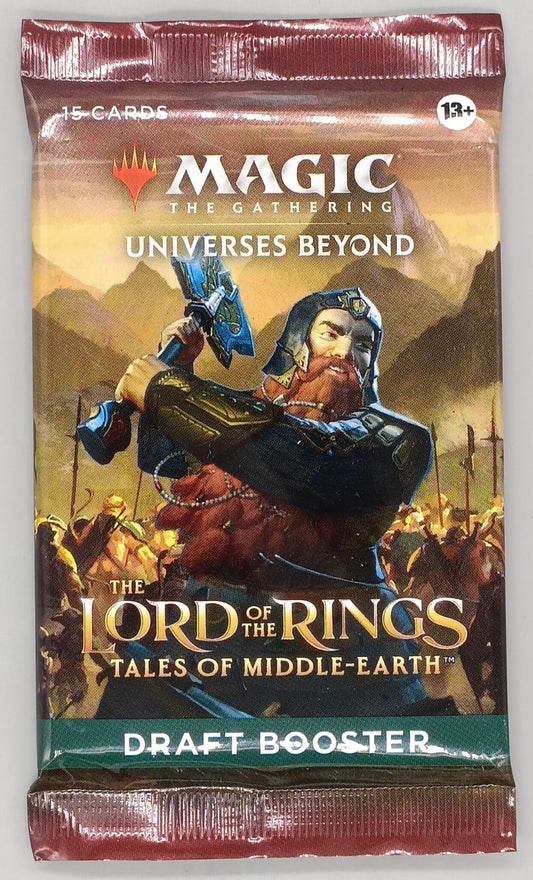 Magic the Gathering The Lord of the Rings: Tales of Middle-Earth Draft Individual Booster Pack NEW