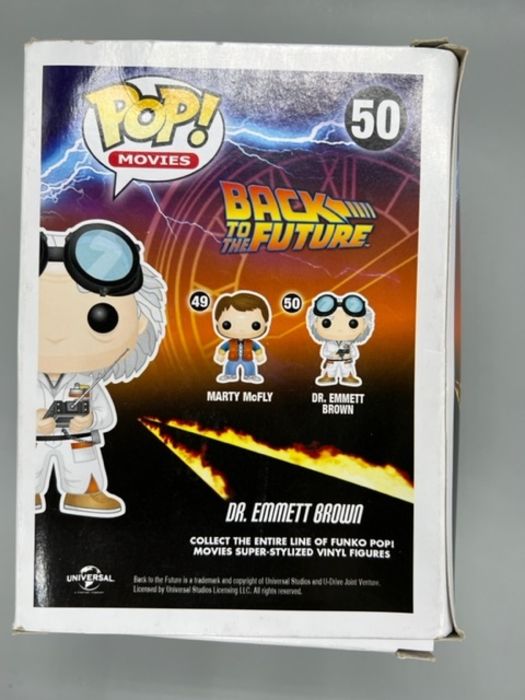 #50 Dr. Emmett Brown - Back To The Future - Box Damaged Funko POP