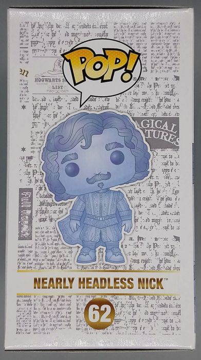 62 Nearly Headless Nick - Glow - Harry Potter - 2018 Con Funko POP
