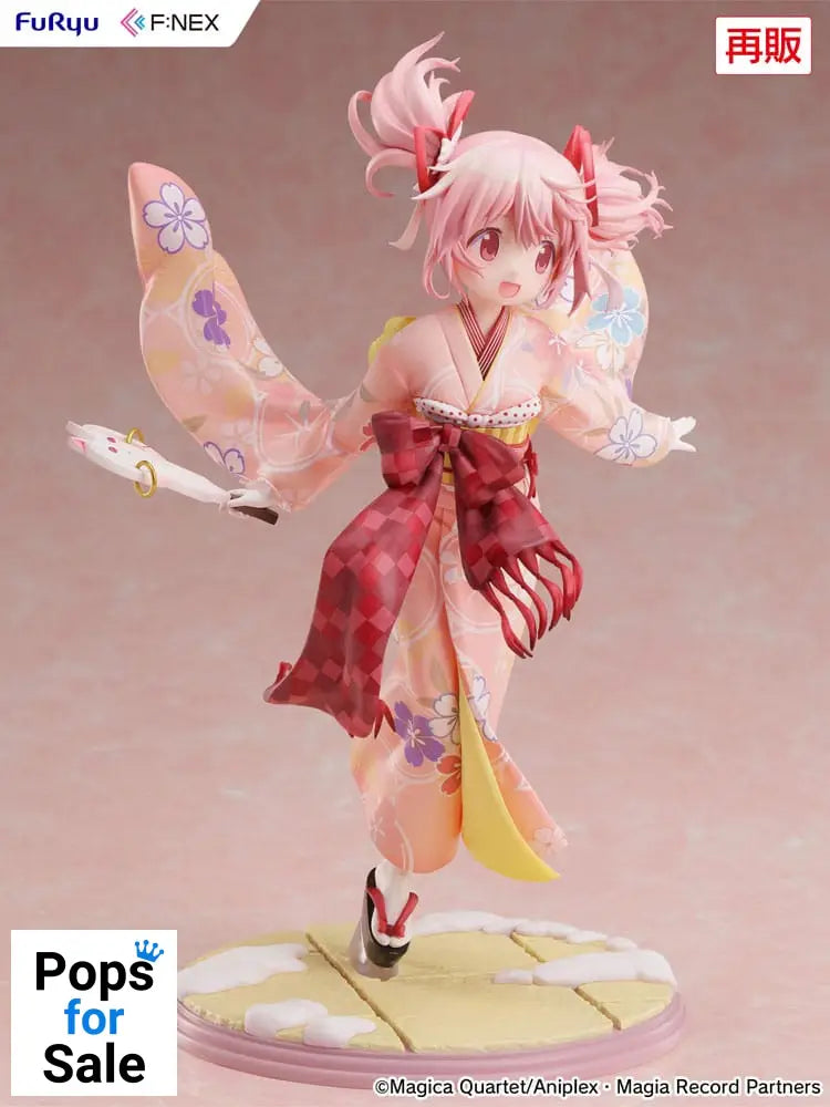 Puella Magi Madoka Magica Side Story Magia Record PVC Statue 1/7 Madoka Kaname Kimono Ver. 22 cm
