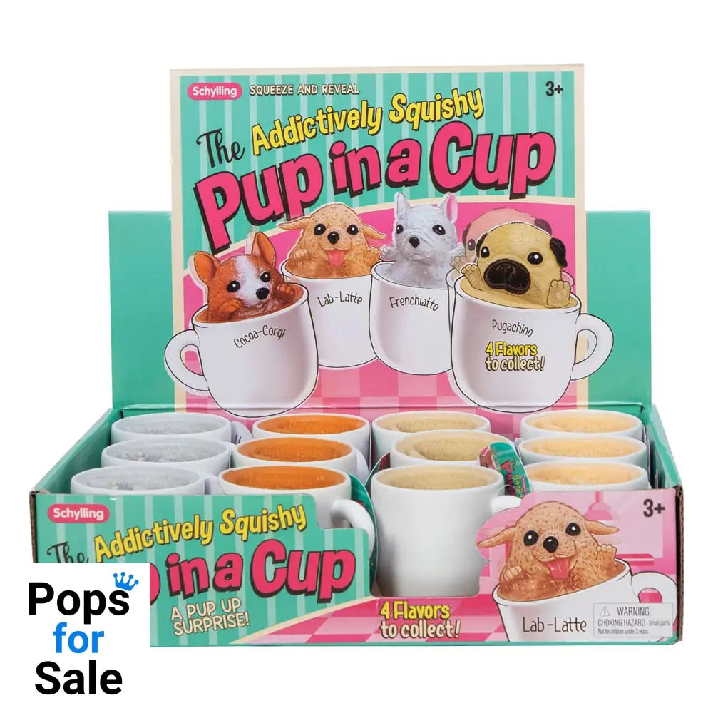 Pup in a Cup Squeeze Figures Display (12)