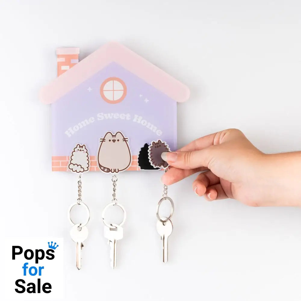 Pusheen Key rack incl. 3 key rings