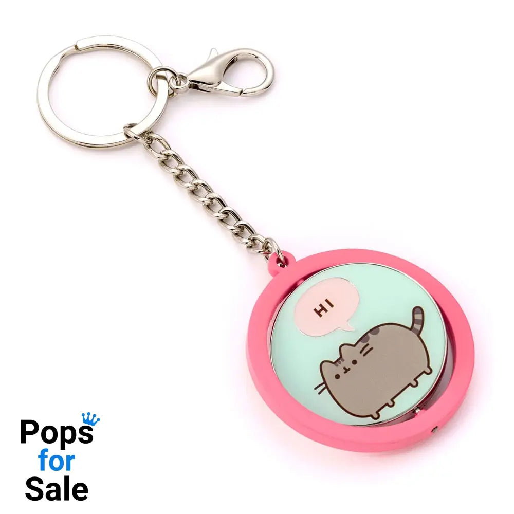 Pusheen Keychain &quot;Hi , Bye&quot; Spinning