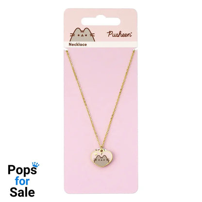 Pusheen Pendant & Necklace Pink and Gold Heart Pendants & necklaces
