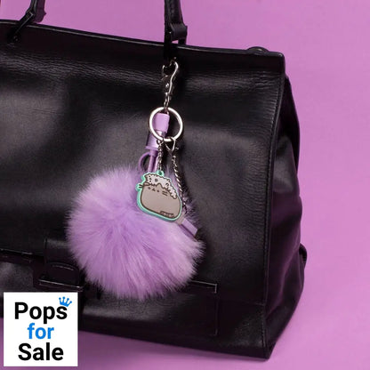 Pusheen USB Charging Cable 3in1 with Keychain Pom Pom