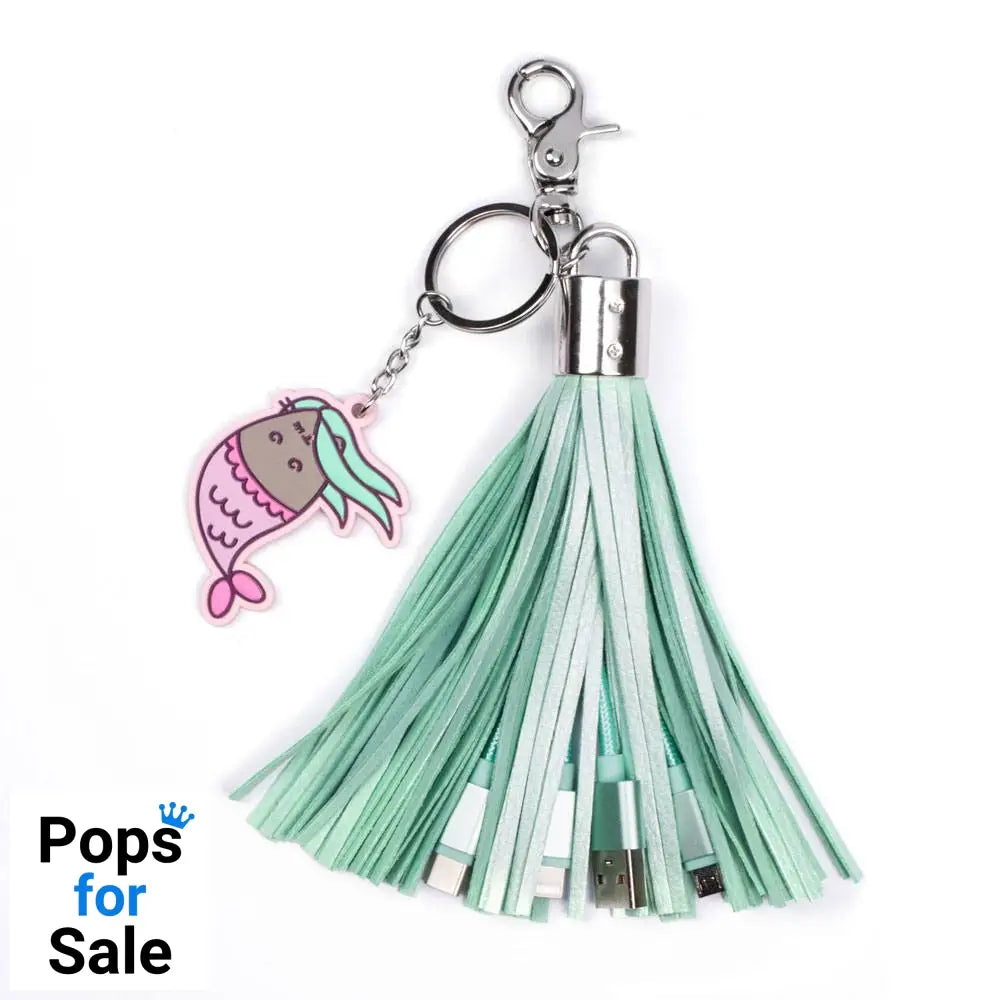Pusheen USB Charging Cable 3in1 with Keychain Tassel