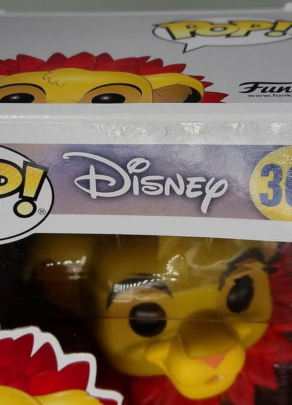 302 Simba (Leaf Mane) - Disney The Lion King Funko POP - Box Damaged
