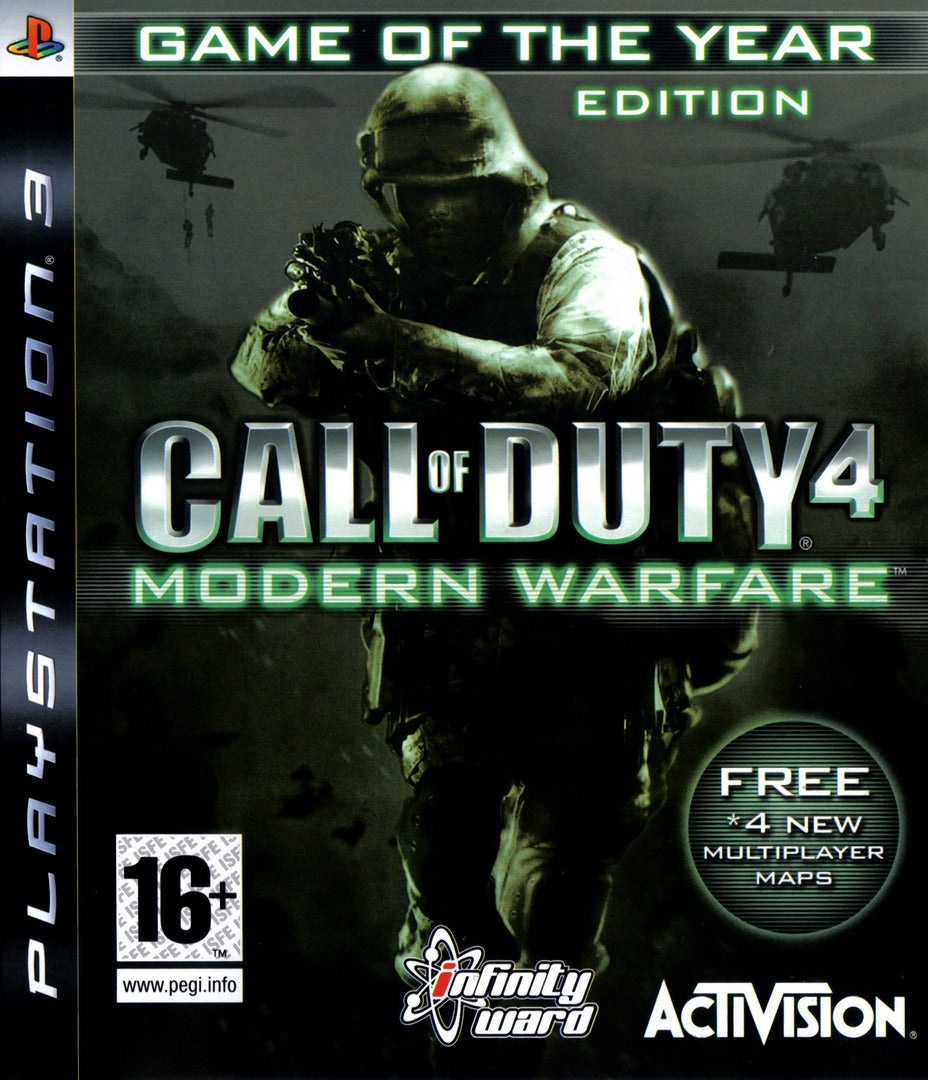 Call of Duty 4: Modern Warfare Game of the Year Edition for Sony Playstation 3 (PS3)