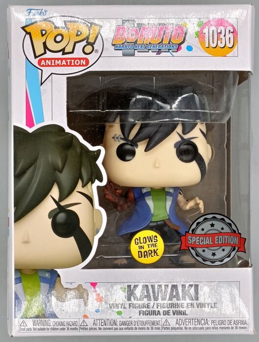 #1036 Kawaki Glow - Boruto Naruto - Box Damaged Funko POP