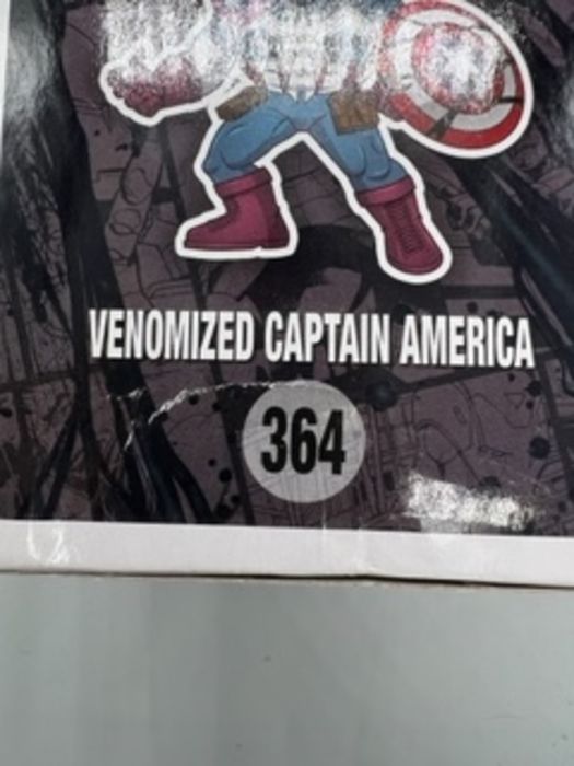 #364 Venomized Captain America - Marvel Venom - Box Damaged Funko POP