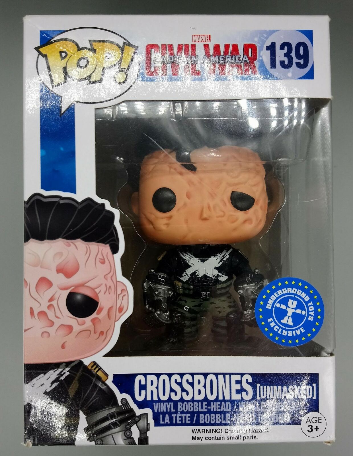 #139 Crossbones (Unmasked) Marvel Captain America Funko POP