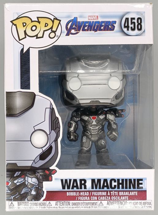 #458 War Machine - Marvel Avengers Endgame - Box Damaged Funko POP