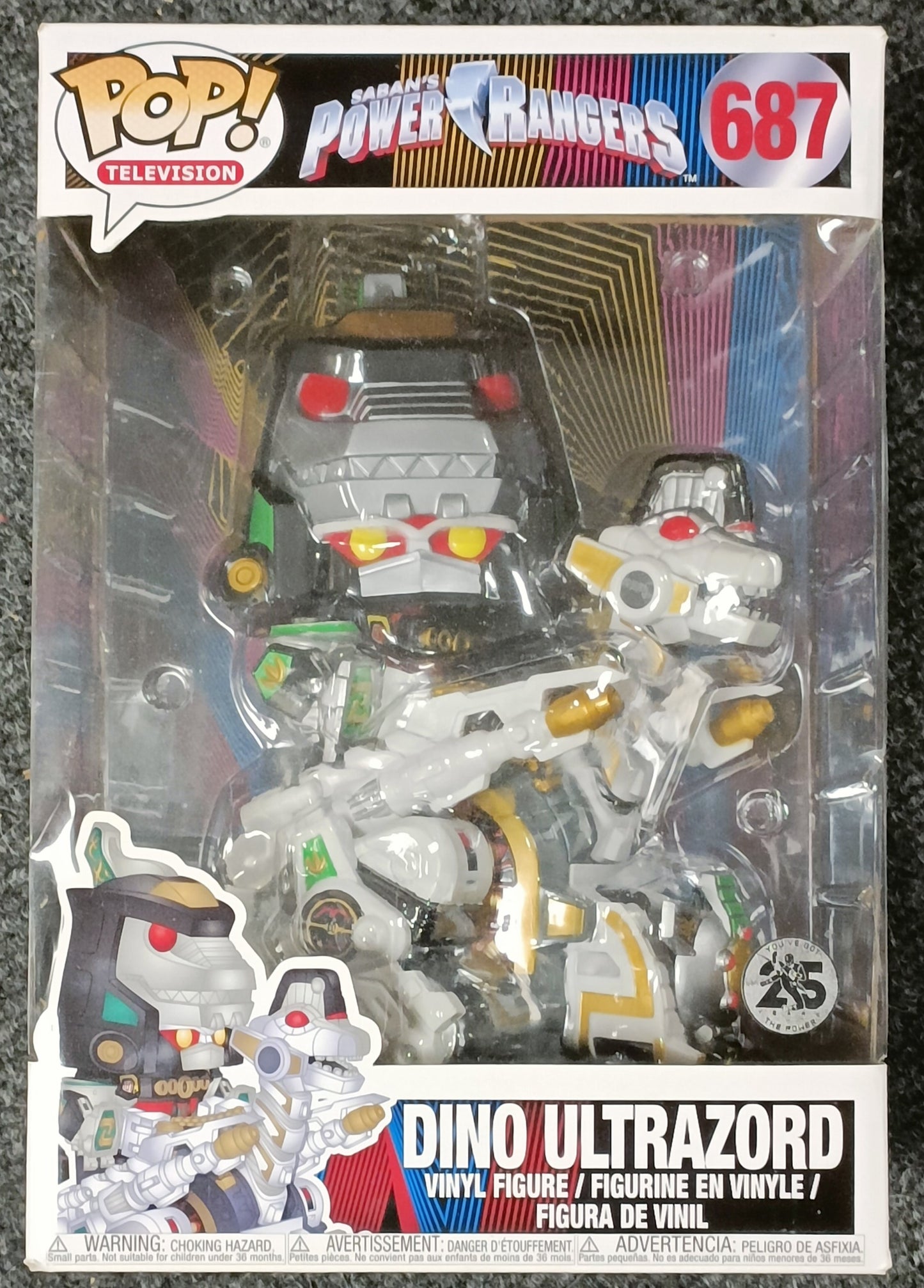 #687 Dino Ultrazord - 10 Inch - Power Rangers - Box Damaged Funko POP