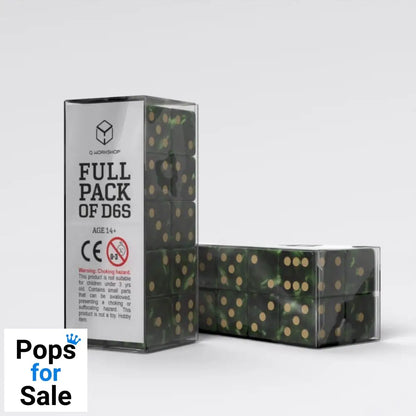 Q Workshop Dice Set Full Pack D6 Green (20)