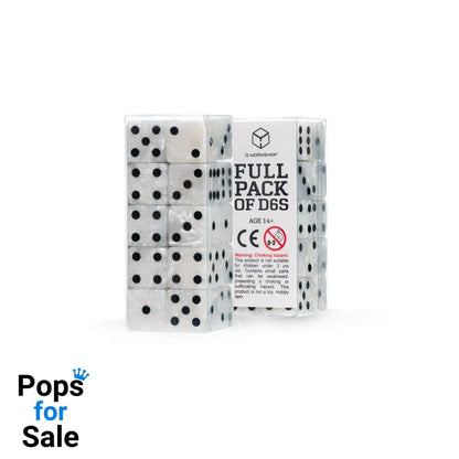 Q Workshop Dice Set Full Pack D6 Pearl (20)