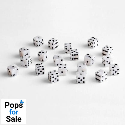 Q Workshop Dice Set Full Pack D6 Pearl (20)