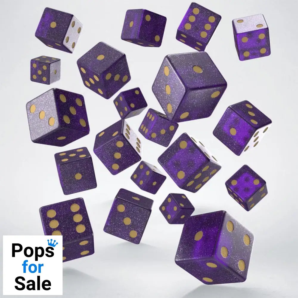 Q Workshop Dice Set Full Pack D6 Shimmering Purple (20)