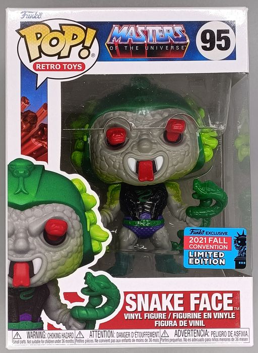 95 Snake Face - Masters of the Universe - 2021 Con Funko POP