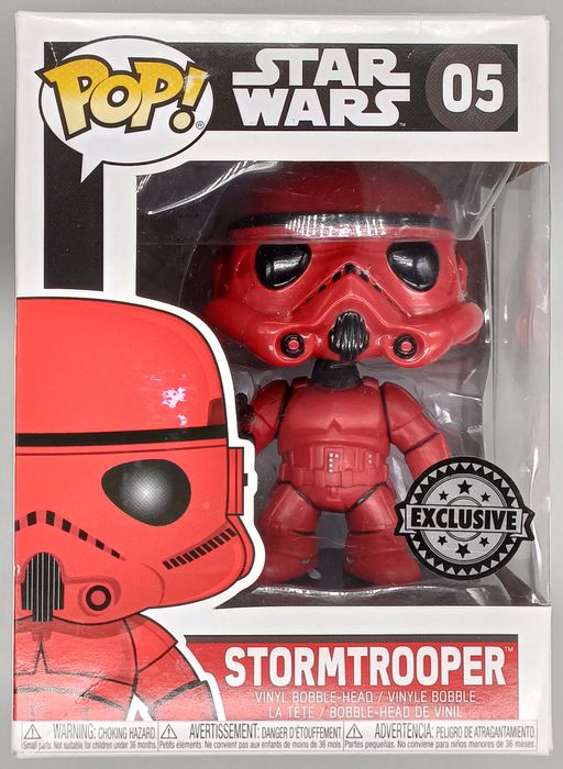 #05 Stormtrooper (Red) - Star Wars - Box Damaged Funko POP