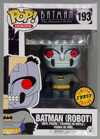 193 Batman (Robot- Full Metal Head) Chase DC Animated Funko POP - Box Damaged