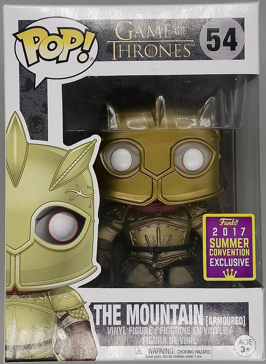 #54 The Mountain (Armored) Game of Thrones - 2017 Con Funko POP