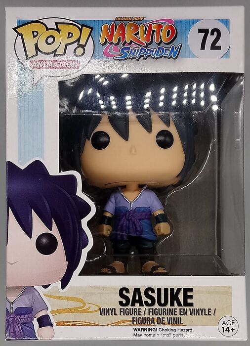 #72 Sasuke - Naruto Shippuden - Box Damaged Funko POP