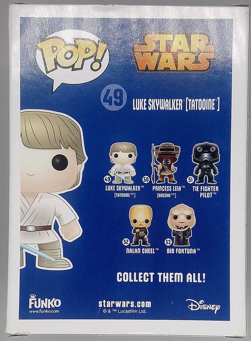 #49 Luke Skywalker (Tatooine) - Star Wars - Box Damaged Funko POP