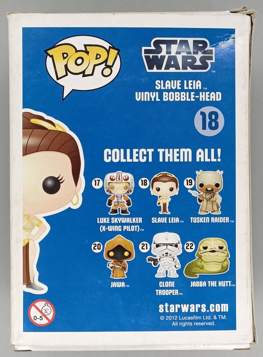 18 Slave Leia - Star Wars (Blue Box) - Box Damaged Funko POP