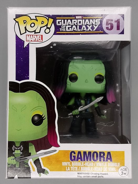 51 Gamora - Marvel Guardians of the Galaxy Box Damaged Funko POP