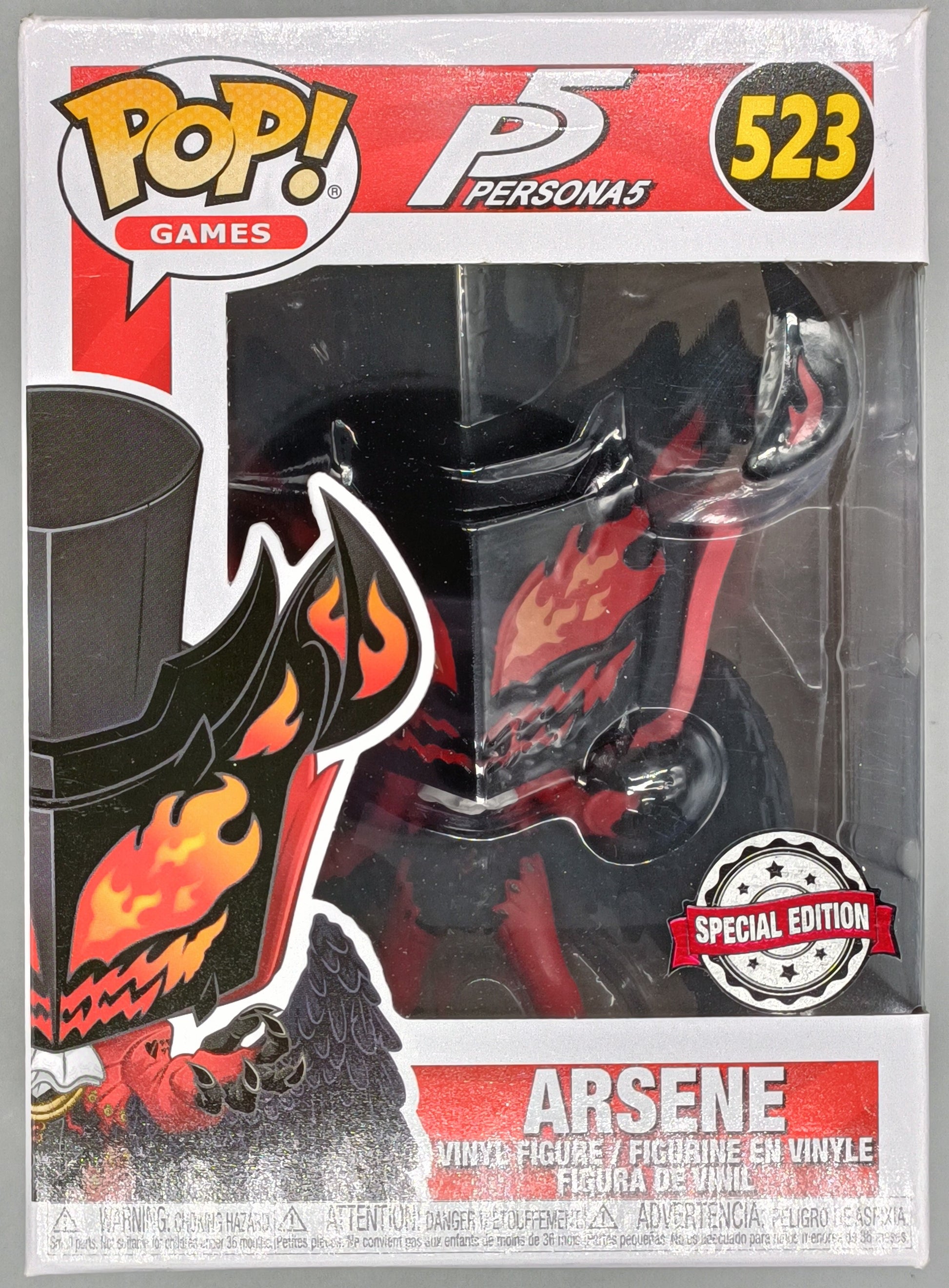#523 Arsene - P5 Persona 5 - Box Damaged Funko POP
