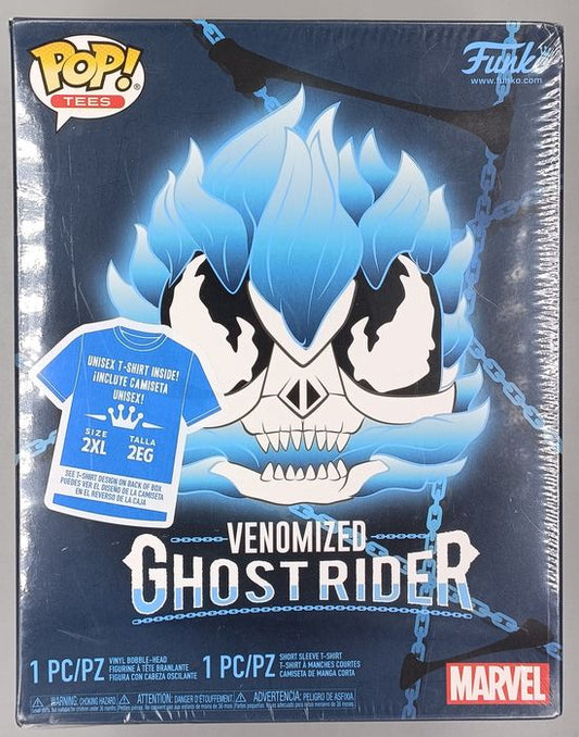 #369 Venomized Ghost Rider (Blue) Marvel Venom 2XL T-Shirt Funko POP