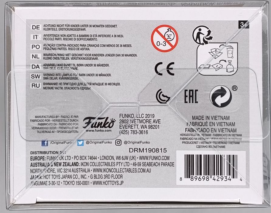 #607 Fumikage Tokoyami My Hero Academia (signed Josh Grelle) COA Funko POP