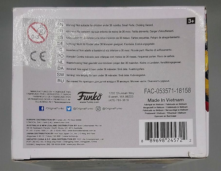 #302 Simba (Leaf Mane) - Flocked - Disney Lion King - Box Damaged Funko POP