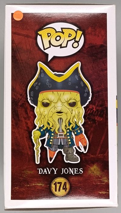 #174 Davy Jones - Disney Pirates Of The Caribbean Box Damaged Funko POP