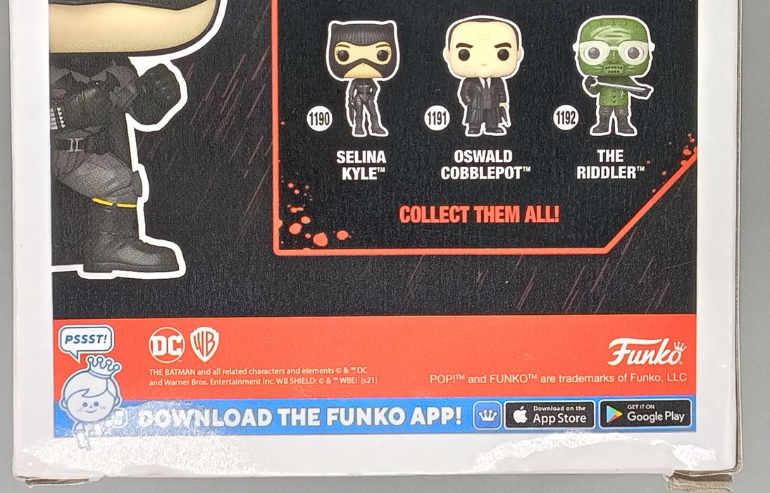 #1187 Batman - DC The Batman - Box Damaged Funko POP