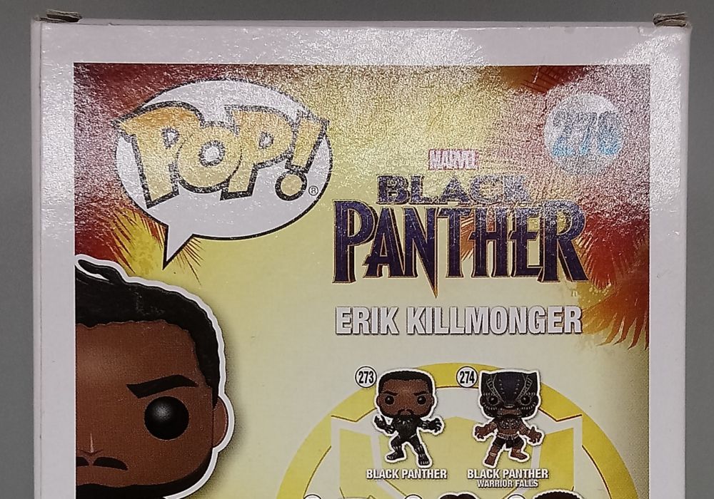 #278 Erik Killmonger - Marvel Black Panther Box Damaged Funko POP