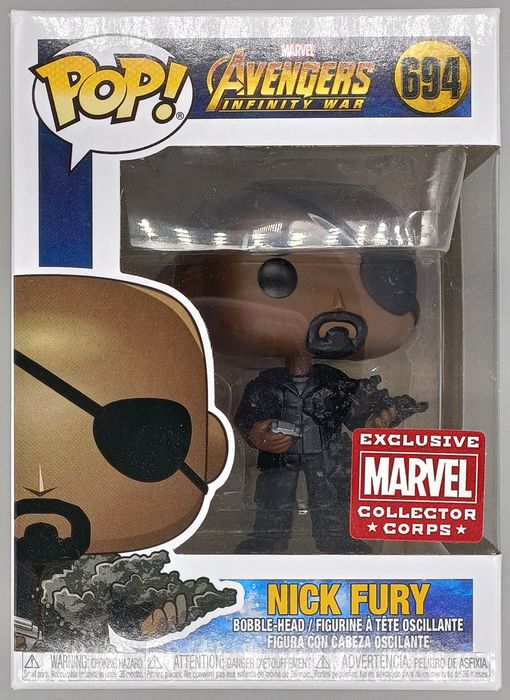 #694 Nick Fury (Snapped) Marvel Avengers Infinity War MCC Funko POP