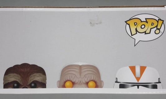 [3 Pack] Tarfful/Emperor/Utapau Clone Trooper - Star Wars - Funko POP - Box Damaged