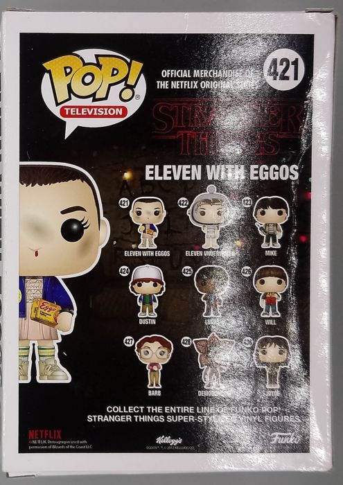 421 Eleven with Eggos - Stranger Things - Box Damaged Funko POP